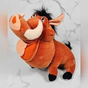 Disney‎ Feed Me Pumba Talking Farting Eating Lion King Warthog Plush 2002